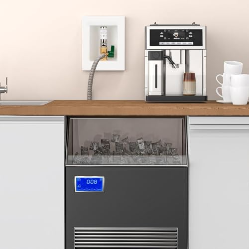 Caja de salida para máquina de hielo de 1/2x1/4 con válvula de pared y pararrayos 8