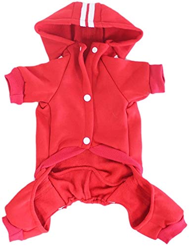 Hunde Hoodies 4 Beine Overall Hundekleidung Pullover Warmes Sweatshirt Baumwolljacke Trainingsanzug für Kleinen Hund Mittlerer Hund Großer Hund Katze