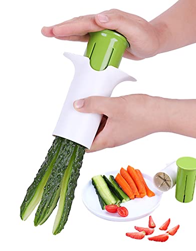 Luxiyuchu Grape Slicer For Kids Cutter Baby Food Cutter Fruit Strawberry Corer Carrot Stick Cucumber Carrot Stick Cutter… #TOP6