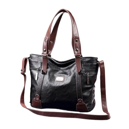 Sac à bandoulière tendance en cuir avec sac à main Satchel amovible chic