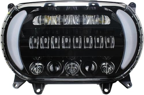 Double phare de moto LED résout le manque de visibilité sur Road Glide 15-20