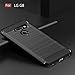 Sucnakp LG G8 ThinQ Case - TPU Shock Absorption - Raised Bezels - Black