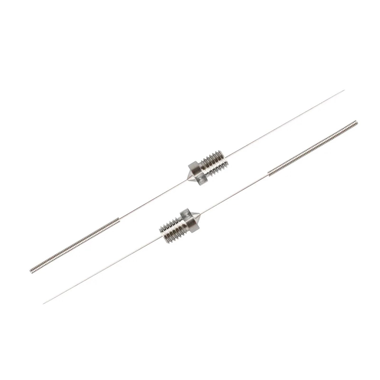 VNJUGF 5 szt. igieł czyszczących ze stali nierdzewnej 0,15 mm 0,2 mm 0,25 mm 0,3 mm 0,35 mm 0,4 mm wiertło do dyszy V6 części drukarek 3D wanglan(6 size (6pcs))