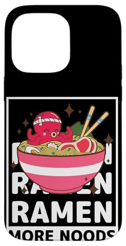 Kawaii Octopus Bowl Of Ramen Noodles More Noods �X�}�z�P�[�X iPhone 14 Pro Max �p