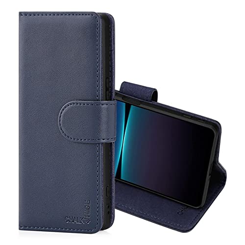 Étui Portefeuille Sony Xperia 10 IV CHALK & HIDE Cuir Véritable
