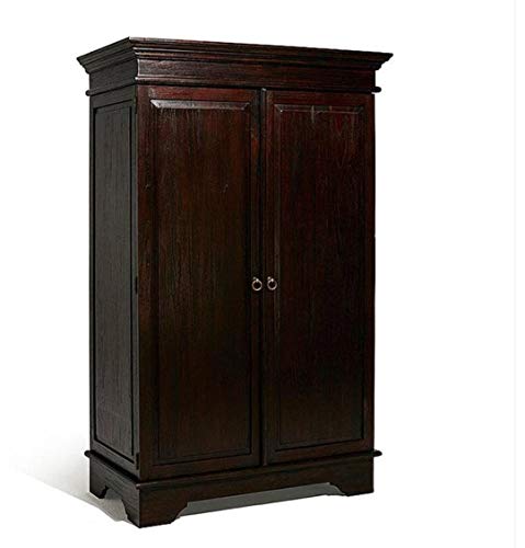 Image of Sheesham Solid Wood Cubex Storage Wardrobe