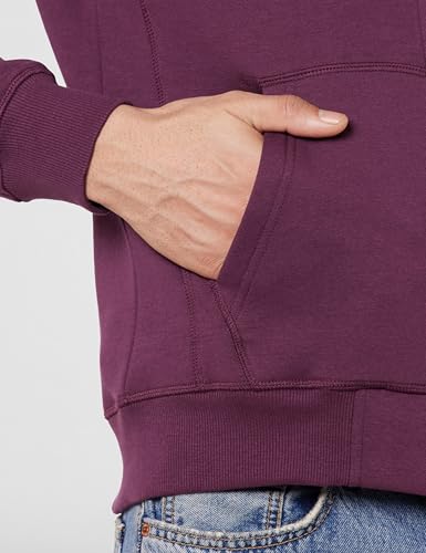 Image of U.S. Polo Assn. Men's Solid Regular fit Sweatshirt, Cotton Blend, Hooded Neck