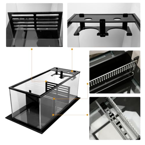 Image of Adjustable Sump Baffle Kit - Refugium Kit for 20 Gallon High Tank - Reef Aquarium - Saltwater Aquarium Filter System- Protein Skimmer Sump (20 gal. High Tank)