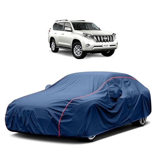 Image of Heavy-Duty Car Cover for Compatible with Toyota Land Cruiser Prado (2004 to 2025 All Models) Deluxe Car Protection Cover ? Waterproof & UV-Resistant All-Season Exterior Protection
