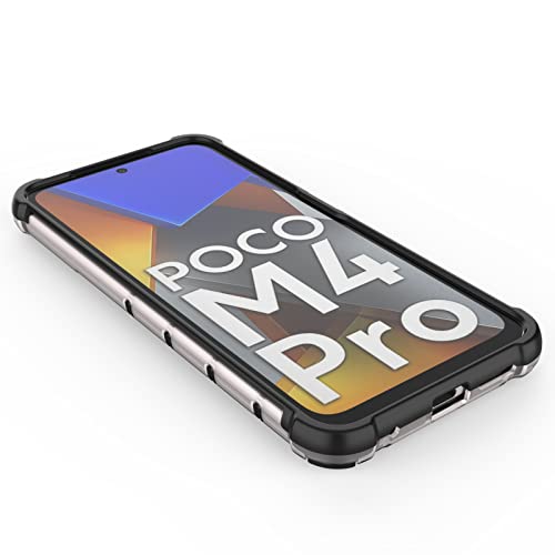 Image of Glasgow Back Case Cover Designed for Poco M4 Pro 4G - Black