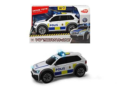 Voiture de police suédoise VW Tiguan R-Line Dickie Toys avec gyrophare