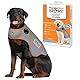 Thundershirt Dogs Clothing Thundershirt Dog Anxiety Jacket, Platinum, XXL US