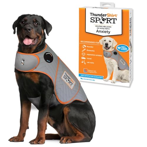 Image of ThunderShirt for Dogs Calming Anxiety Vest, XX Large, Platinum Sport
