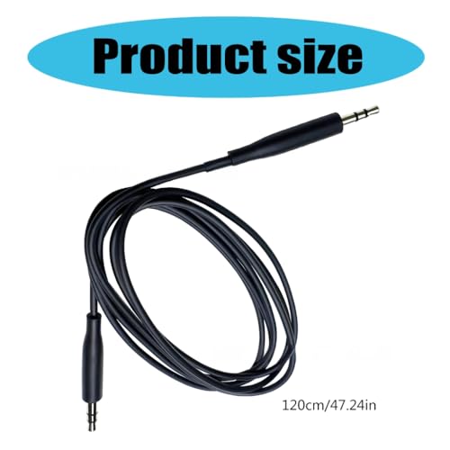 Cable para Audífonos 3.5mm a 2.5mm para BOSE700 QC45 miniatura 3