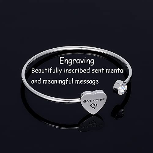 Kivosliviz Godmother Bracelet Gifts for Women Godmothers Gift Godmom Jewelry Godmother Bracelets2