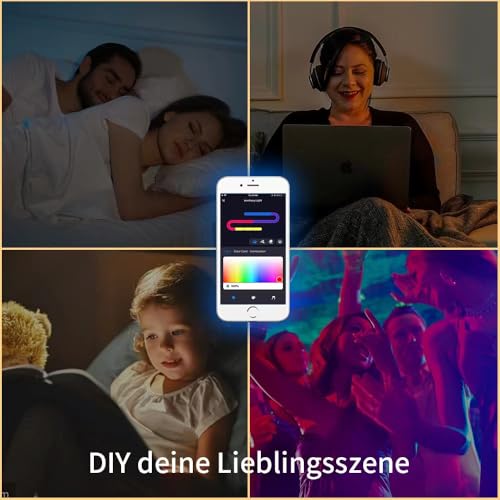 Image of 12 inch Smart Decorative Lamp, Light Painting, Recessed Ceiling Light, Compatible with Alexa, Google Home, for Bedroom, Study, Living Room Voice /Remote /App Controls,Smart Ceiling Light.