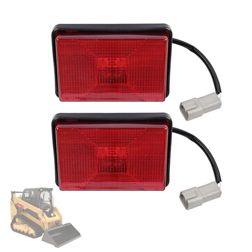 Promrmr 142-7503 Lamp Assembly Stop & Tail Light Compatible with Caterpillar CAT Track Loader 259B3 Skid Steer Loader 216 228 248 226B 232B 236B 242B 252B 247 257B Replace 1427503 CA1427503