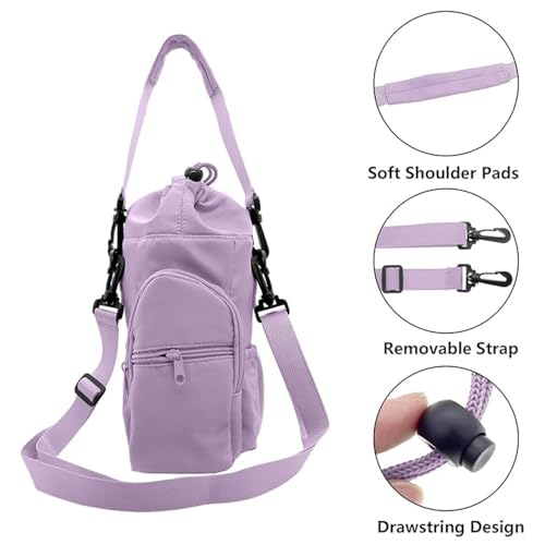 Water Bottle Crossbody Bags, Outdoor Shoulder Bag, Large Capacity Portable Water Bottle Bag2