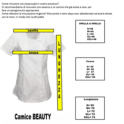 Petersabitidalavoro Camici da Lavoro Donna,Casacca...