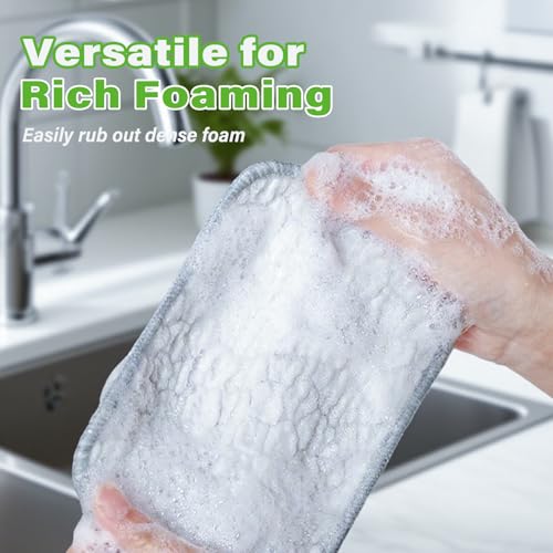 Image of Multipurpose Wire Dishwashing Rags for Wet and Dry, Double-Sided Non Scratch Stainless Steel Dishcloth, Reusable Heavy Duty Cleaning Cloth for Dishes Pots Pans Sink Kitchen Cookware