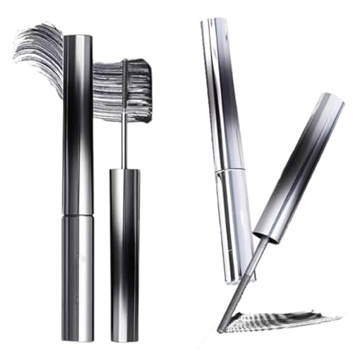 Olivia Blaire - Máscara de pestañas de hierro con vara de hierro sin cerdas, resistente al agua, larga duración (2 unidades)