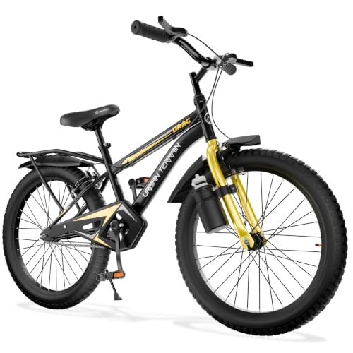 Image of Urban Terrain Drag 20T Single Speed Kids Cycle, Black