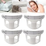 4 Pack Lock Sheet Holders, Bed Sheet Holder, Secure Bed Sheets Firmly in Place, Heavy Duty Panel Holder, Easy One-Time Installation (White)