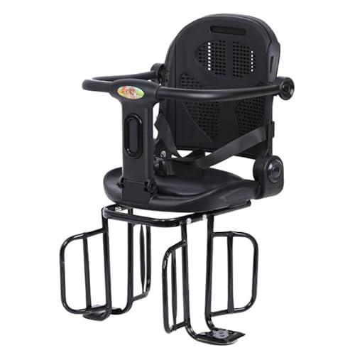 Jopsavm自転車チャイルドシート 後ろ ベビー後部座席 自転車子供乗せシート チャイルドシート背もたれ調整可能 自転車やマウンテンバイクにも使用でき (ブラック)