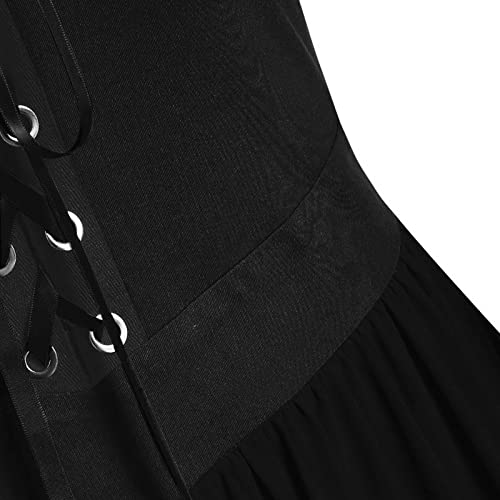 OIOLOYJM Witch Costume Women Sexy Plus Size Renaissance Vampire Gothic Halloween Costumes Woman 2025 Clothes Dresses