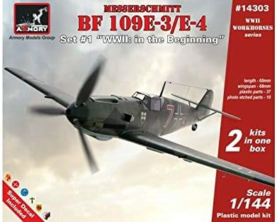 Armory AR14303-1/144 - Messerschmitt Bf 109E WWII: in The Beginning Fighter