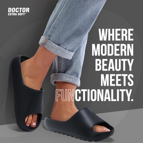 DOCTOR EXTRA SOFT Women's Classic Ultra Soft Sliders/Slippers With Cushion Footbed For Adult|Comfortable & Light Weight|Stylish & Anti-Skid|Waterproof & Everyday Flip Flops For Ladies & Girls D-508 - Image 6