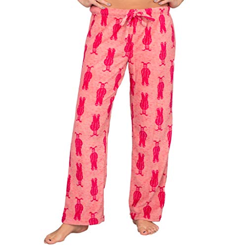 Adult Unisex A Christmas Story Movie Pink Bunny Ralphie Plush Pajama Lounge Pants
