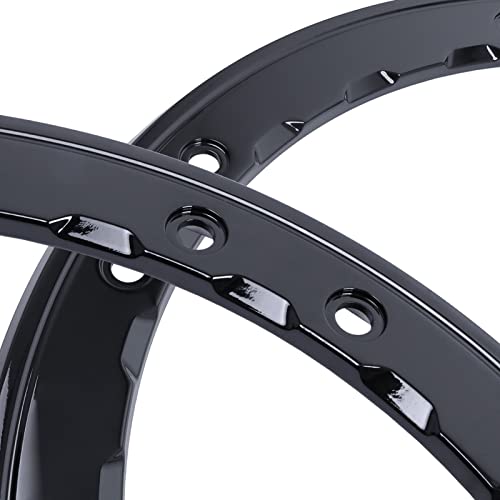 Broaddict 5X Bead Lock Wheel Trim Rings Kit Fit For 2021-2024 Ford Bronco Sasquatch Package Beauty Rings #TOP4