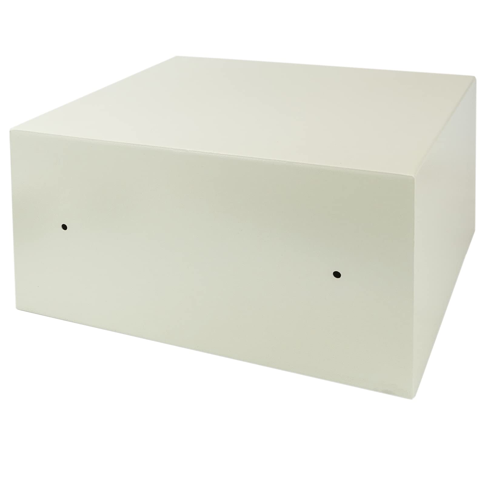 PrimeMatik - Coffre-fort de sécurité en acier avec clés 44 x 38 x 23 cm Beige