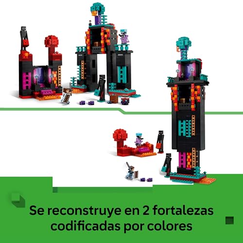 Juguete Modular Convertible LEGO Minecraft Torre del Enderman 21279 3