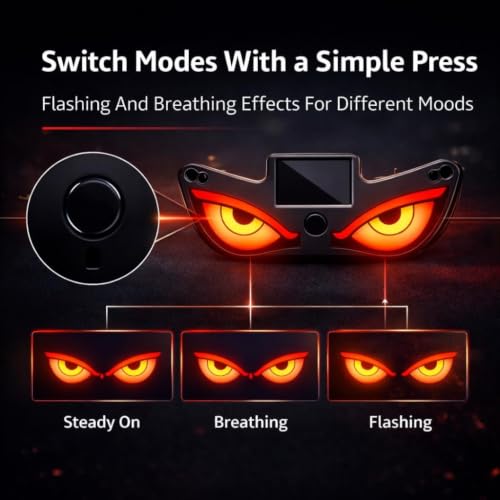 Image of BKN Wireless Triangle Window Light Energy Efficient Solar Devil Eye Light for Night Driving, Solar Devil Eye Motors Car's | Parts & Accessories | Car & Truck Parts | Car Window Decoration