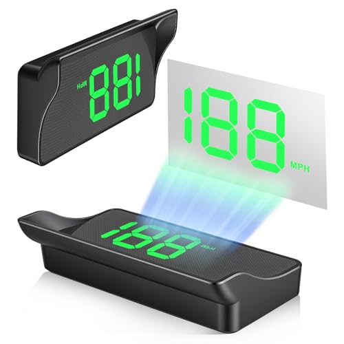 SINGARO Heads up Display for Cars, USB Plug Digital GPS HUD Speedometer with HD Large Font,...