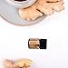 Super Z Outlet 1ml (1/4 dram) Mini Amber Glass Vial Bottles with Orifice Reducer and Cap for Essential Oils, Colognes & Perfumes (12 Pack)