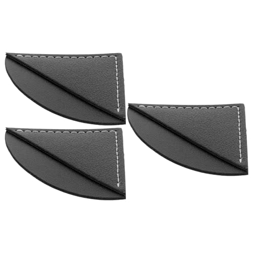 ledmomo PU�f�ޓǏ��p�R�[�i�[�u�b�N�}�[�N �O�p�`�y�[�W�N���b�v �{�̕ی�Ɗw�K�x���ɓK�����w�� �ǎҌ��� 3�Z�b�g