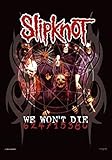 textilposter xxl Slipknot Posterfahne We Won't Die
