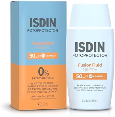 ISDIN Protetor Solar Facial Fusion Fluid Mineral FPS 50-50ml