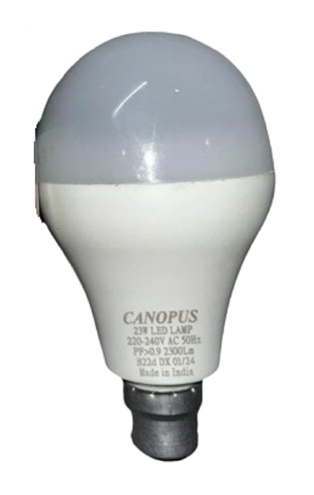 Canopus LED Bulb Base B22 12-Watt LED Bulb (Pack of 1, Cool Day Light) (12 watt, 4)