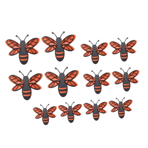 Beaupretty Vinilos 3D Removibles Abejas Set de 12