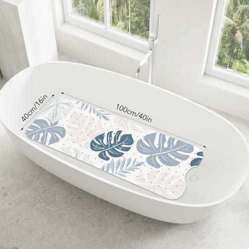 Tapis de douche bohème vert sauge pour une salle de bain zen et sécurisée - 3