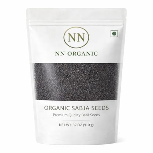Image of Basil Seeds | Sabja, Takmuria Seed For Eating | Gluten Free Tulsi Seeds | Rich in Omega 3, Fibre, Vitamins & Minerals