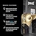 Everlast Elite 2 Boxing Gloves | Pro Training & Heavy Bag Gloves | Men & Women | Ventilated Palm | Multi-Layer Protection | Gold/Black, 14 oz