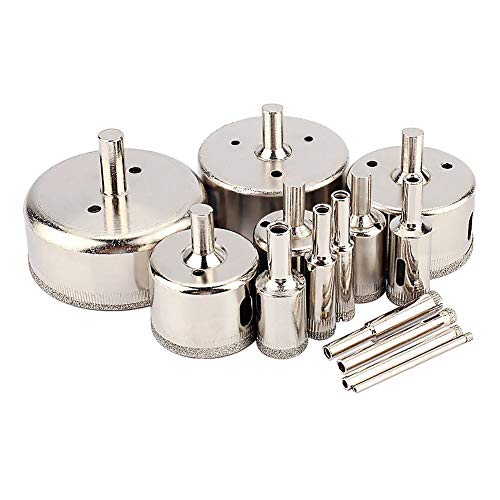 Juego de brocas diamantadas 3-70mm para cerámica miniatura 1