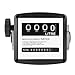 CIRONI High Accuracy Mechanical Fuel Gauge 4 Digit Fuel Flowmeter, Digital Flow Meter Internal Thread, 5-30GPM/20-120L/Min