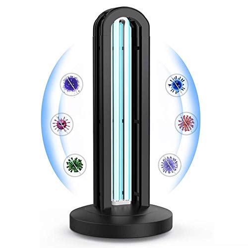 UV Light Sanitizer 110V 36W Ozone Lamp UV Disinfection Light with 15s Delay Time for Home, Travel, Room, Bedroom, Household, Kitchen, Hotel, Pet Area