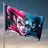 Decoración de dormitorio para estudiantes universitarios, bandera de carnaval de carnicería para niños, muebles de sala de juegos (30 x 45 cm)